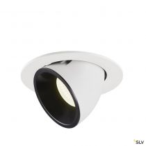 NUMINOS® GIMBLE L, encastré de plafond intérieur, 55°, blanc/noir, LED, 25,4W, 4000K (1006026)