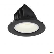 NUMINOS® GIMBLE L, encastré de plafond intérieur, 55°, noir/blanc, LED, 25,4W, 4000K (1006018)