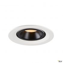 NUMINOS® GIMBLE M, encastré de plafond intérieur, 20°, blanc/noir, LED, 17,5W, 2700K (1005930)