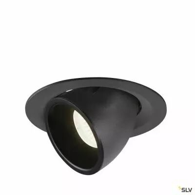 NUMINOS� GIMBLE M, encastr� de plafond int�rieur, 20�, noir, LED, 17,5W, 4000K (1005957)