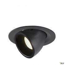 NUMINOS® GIMBLE M, encastré de plafond intérieur, 20°, noir, LED, 17,5W, 4000K (1005957)