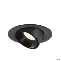 NUMINOS® GIMBLE M, encastré de plafond intérieur, 20°, noir, LED, 17,5W, 4000K (1005957)