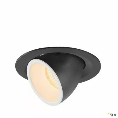NUMINOS� GIMBLE M, encastr� de plafond int�rieur, 20�, noir/blanc, LED, 17,5W, 2700K (1005922)
