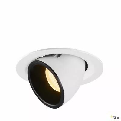 NUMINOS� GIMBLE M, encastr� de plafond int�rieur, 40�, blanc/noir, LED, 17,5W, 3000K (1005951)