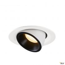 NUMINOS® GIMBLE M, encastré de plafond intérieur, 40°, blanc/noir, LED, 17,5W, 3000K (1005951)