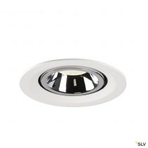 NUMINOS® GIMBLE M, encastré de plafond intérieur, 55°, blanc/chrome, LED, 17,5W, 4000K (1005974)