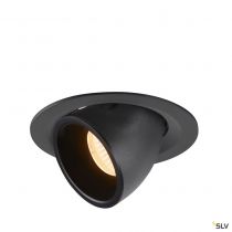 NUMINOS® GIMBLE M, encastré de plafond intérieur, 55°, noir, LED, 17,5W, 2700K (1005927)