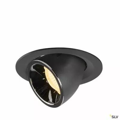 NUMINOS� GIMBLE M, encastr� de plafond int�rieur, 55�, noir/chrome, LED, 17,5W, 3000K (1005947)