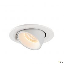 NUMINOS® GIMBLE S, encastré de plafond intérieur, 20°, blanc, LED, 8,6W, 2700K (1005877)