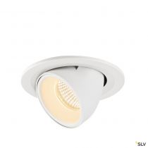 NUMINOS® GIMBLE S, encastré de plafond intérieur, 20°, blanc, LED, 8,6W, 3000K (1005895)