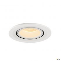 NUMINOS® GIMBLE S, encastré de plafond intérieur, 20°, blanc, LED, 8,6W, 3000K (1005895)