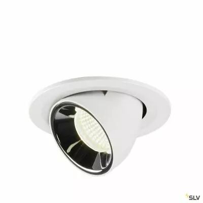 NUMINOS� GIMBLE S, encastr� de plafond int�rieur, 20�, blanc/chrome, LED, 8,6W, 4000K (1005914)