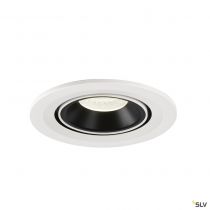 NUMINOS® GIMBLE S, encastré de plafond intérieur, 20°, blanc/noir, LED, 8,6W, 4000K (1005912)