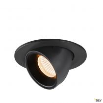 NUMINOS® GIMBLE S, encastré de plafond intérieur, 20°, noir, LED, 8,6W, 2700K (1005867)