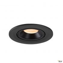 NUMINOS® GIMBLE S, encastré de plafond intérieur, 20°, noir, LED, 8,6W, 2700K (1005867)