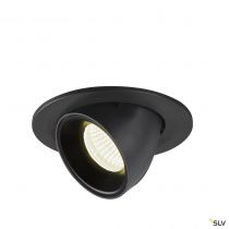 NUMINOS® GIMBLE S, encastré de plafond intérieur, 20°, noir, LED, 8,6W, 4000K (1005903)