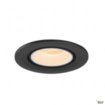 NUMINOS® GIMBLE S, encastré de plafond intérieur, 20°, noir/blanc, LED, 8,6W, 2700K (1005868)