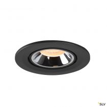 NUMINOS® GIMBLE S, encastré de plafond intérieur, 20°, noir/chrome, LED, 8,6W, 2700K (1005869)