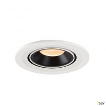 NUMINOS® GIMBLE S, encastré de plafond intérieur, 40°, blanc/noir, LED, 8,6W, 2700K (1005879)