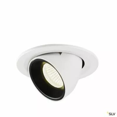 NUMINOS� GIMBLE S, encastr� de plafond int�rieur, 40�, blanc/noir, LED, 8,6W, 4000K (1005915)
