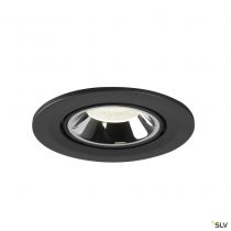 NUMINOS® GIMBLE S, encastré de plafond intérieur, 55°, noir/chrome, LED, 8,6W, 4000K (1005911)
