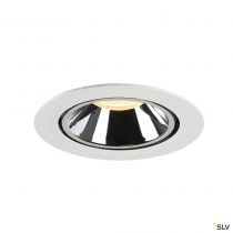 NUMINOS® GIMBLE XL, encastré de plafond intérieur, 20°, blanc/chrome, LED, 37,4W, 3000K (1006058)