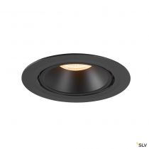 NUMINOS® GIMBLE XL, encastré de plafond intérieur, 40°, noir, LED, 37,4W, 2700K (1006032)