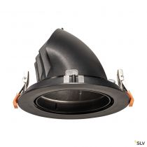 NUMINOS® GIMBLE XL, encastré de plafond intérieur, 40°, noir, LED, 37,4W, 3000K (1006050)