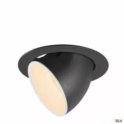 NUMINOS� GIMBLE XL, encastr� de plafond int�rieur, 40�, noir/blanc, LED, 37,4W, 2700K (1006033)