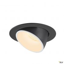 NUMINOS® GIMBLE XL, encastré de plafond intérieur, 40°, noir/blanc, LED, 37,4W, 3000K (1006051)