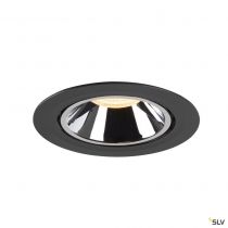 NUMINOS® GIMBLE XL, encastré de plafond intérieur, 40°, noir/chrome, LED, 37,4W, 3000K (1006052)