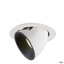 NUMINOS® GIMBLE XL, encastré de plafond intérieur, 55°, blanc/noir, LED, 37,4W, 4000K (1006080)