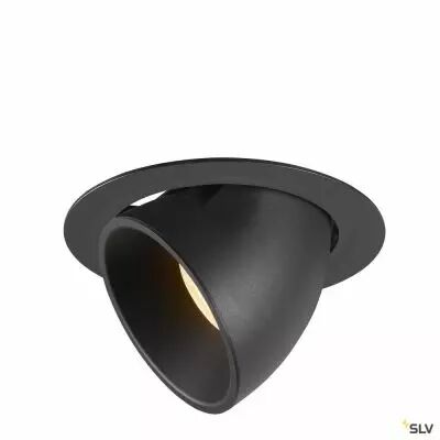 NUMINOS� GIMBLE XL, encastr� de plafond int�rieur, 55�, noir, LED, 37,4W, 3000K (1006053)