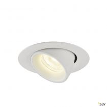 NUMINOS® GIMBLE XS, encastré de plafond intérieur, 20°, blanc, LED, 7W, 4000K (1005859)