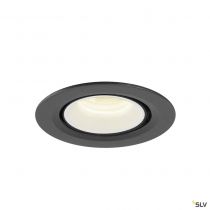 NUMINOS® GIMBLE XS, encastré de plafond intérieur, 20°, noir/blanc, LED, 7W, 4000K (1005850)