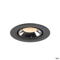 NUMINOS® GIMBLE XS, encastré de plafond intérieur, 20°, noir/chrome, LED, 7W, 2700K (1005815)