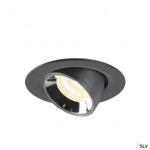 NUMINOS® GIMBLE XS, encastré de plafond intérieur, 20°, noir/chrome, LED, 7W, 4000K (1005851)