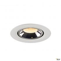 NUMINOS® GIMBLE XS, encastré de plafond intérieur, 40°, blanc/chrome, LED, 7W, 3000K (1005845)