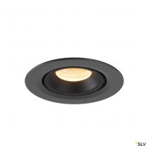 NUMINOS® GIMBLE XS, encastré de plafond intérieur, 40°, noir, LED, 7W, 3000K (1005834)