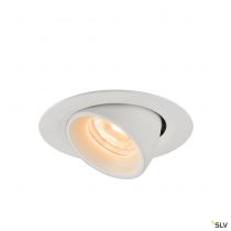 NUMINOS® GIMBLE XS, encastré de plafond intérieur, 55°, blanc, LED, 7W, 2700K (1005829)