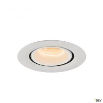 NUMINOS® GIMBLE XS, encastré de plafond intérieur, 55°, blanc, LED, 7W, 2700K (1005829)