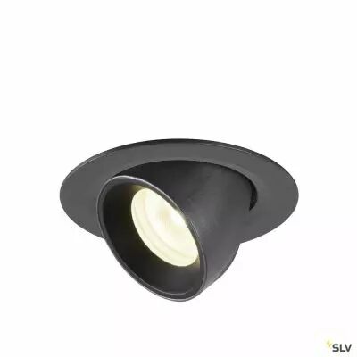 NUMINOS� GIMBLE XS, encastr� de plafond int�rieur, 55�, noir, LED, 7W, 4000K (1005855)