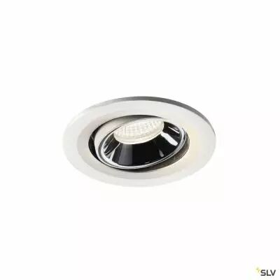 NUMINOS� MOVE S, encastr� de plafond int�rieur, orientable, 20�, blanc/chrome, LED, 8,6W, 4000K (1005366)