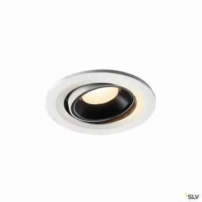 NUMINOS� MOVE S, encastr� de plafond int�rieur, orientable, 20�, blanc/noir, LED, 8,6W, 3000K (1005346)