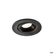 NUMINOS® MOVE S, encastré de plafond intérieur, orientable, 20°, noir, LED, 8,6W, 4000K (1005355)