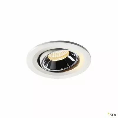 NUMINOS� MOVE S, encastr� de plafond int�rieur, orientable, 55�, blanc/chrome, LED, 8,6W, 3000K (1005354)