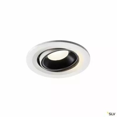 NUMINOS� MOVE S, encastr� de plafond int�rieur, orientable, 55�, blanc/noir, LED, 8,6W, 4000K (1005370)