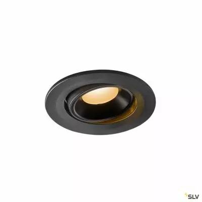 NUMINOS� MOVE S, encastr� de plafond int�rieur, orientable, 55�, noir, LED, 8,6W, 2700K (1005325)