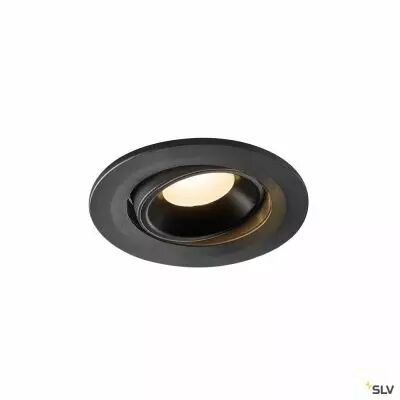 NUMINOS� MOVE S, encastr� de plafond int�rieur, orientable, 55�, noir, LED, 8,6W, 3000K (1005343)