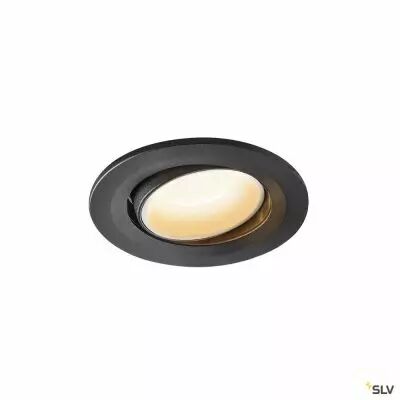 NUMINOS� MOVE S, encastr� de plafond int�rieur, orientable, 55�, noir/blanc, LED, 8,6W, 3000K (1005344)